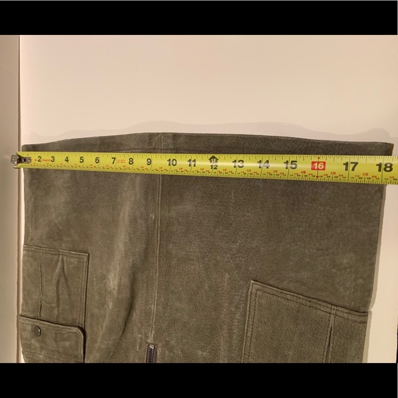 JUNIOR’S GENUINE SUEDE LEATHER MINI SKIRT. - Picture 6 of 15